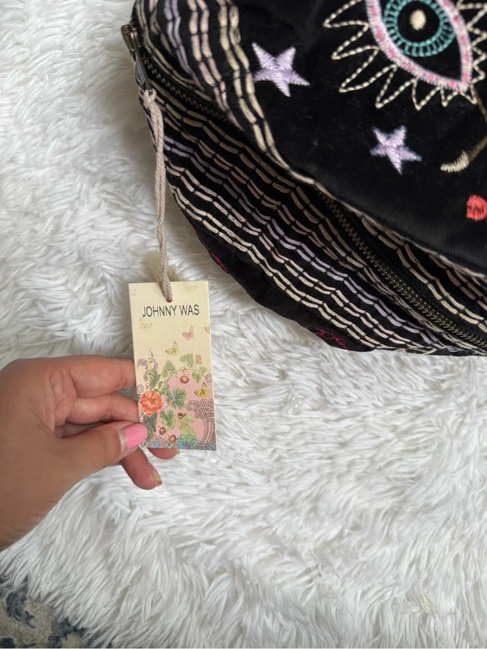 NWT Johnny Was Soho Makeup Bag
